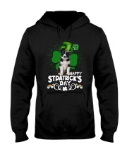 Happy Clover - Border Collie Hooded Sweatshirt tile