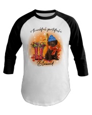 Grateful - CHOCOLATE Labradoodle Baseball Tee tile