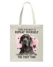 First Time - Neapolitan Mastiff Tote Bag tile