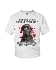 First Time - Neapolitan Mastiff Youth T-Shirt tile
