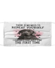 First Time - Neapolitan Mastiff Mask tile