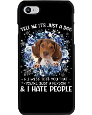 Hate People - Pocket Beagle Phone Case tile