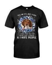 Hate People - Pocket Beagle Premium Fit Mens Tee tile