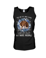 Hate People - Pocket Beagle Unisex Tank tile