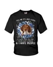 Hate People - Pocket Beagle Youth T-Shirt tile