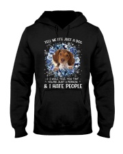 Hate People - Pocket Beagle Hooded Sweatshirt tile