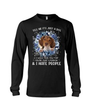 Hate People - Pocket Beagle Long Sleeve Tee tile