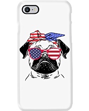 Pug American Phone Case tile