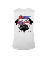 Pug American Sleeveless Tee tile