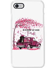 Pink Autumn - BLACK Cockapoo Phone Case tile