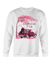 Pink Autumn - BLACK Cockapoo Crewneck Sweatshirt tile