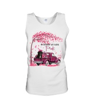 Pink Autumn - BLACK Cockapoo Unisex Tank tile