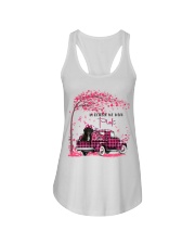 Pink Autumn - BLACK Cockapoo Ladies Flowy Tank tile