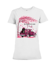 Pink Autumn - BLACK Cockapoo Premium Fit Ladies Tee tile