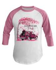 Pink Autumn - BLACK Cockapoo Baseball Tee tile