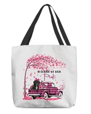Pink Autumn - BLACK Cockapoo All-Over Tote tile