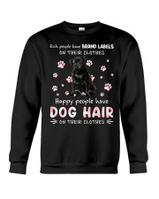 Happy People - BLACK Pug 3 Crewneck Sweatshirt tile