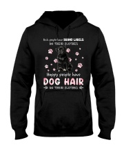 Happy People - BLACK Pug 3 Hooded Sweatshirt tile