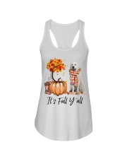 It is Fall - Great Pyrenees Ladies Flowy Tank tile
