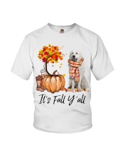 It is Fall - Great Pyrenees Youth T-Shirt tile