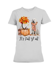 It is Fall - Great Pyrenees Premium Fit Ladies Tee tile