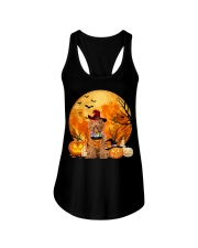 Moon Candy - RED Labradoodle Ladies Flowy Tank tile