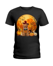 Moon Candy - RED Labradoodle Ladies T-Shirt tile