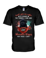 Give Me Coffee - Shoodle V-Neck T-Shirt tile