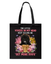 The Little - BLACK Shih-Poo Tote Bag tile