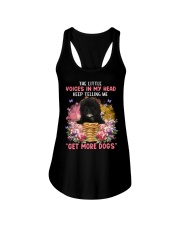 The Little - BLACK Shih-Poo Ladies Flowy Tank tile