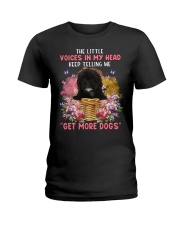 The Little - BLACK Shih-Poo Ladies T-Shirt tile