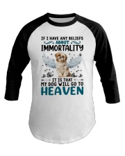 Immortality - shih tzu Baseball Tee tile