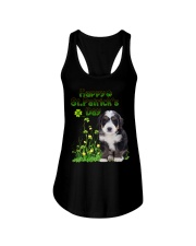 Gold Grass - Bernedoodle Ladies Flowy Tank tile