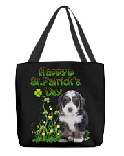 Gold Grass - Bernedoodle All-Over Tote tile