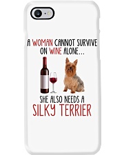 She Also Needs - Silky Terrier Phone Case tile