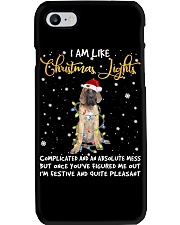 Christmas Lights - English Mastiff 2 Phone Case tile