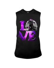 Heaven Love - BLACK Morkie Sleeveless Tee tile