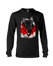 Canada Flag - French Bulldog Long Sleeve Tee tile