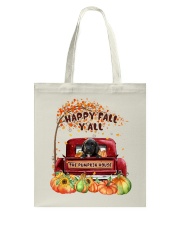 Pumpkin House - BLACK Cockapoo Tote Bag tile