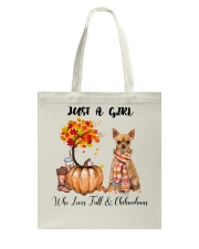 Fall And - Chihuahua 2 Tote Bag tile