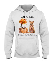 Fall And - Chihuahua 2 Hooded Sweatshirt tile