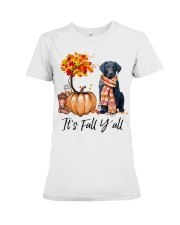 It is Fall - Labrador Retriever 1 Premium Fit Ladies Tee tile