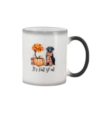 It is Fall - Labrador Retriever 1 Color Changing Mug tile