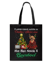 Christmas Alone - Boerboel Tote Bag tile