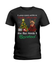 Christmas Alone - Boerboel Ladies T-Shirt tile