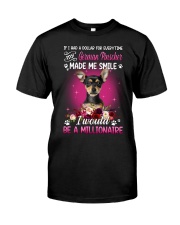 Millionaire - German Pinscher Premium Fit Mens Tee tile