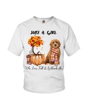 Fall And - Goldendoodle 1 Youth T-Shirt tile