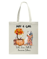 Fall And - American Eskimo Tote Bag tile