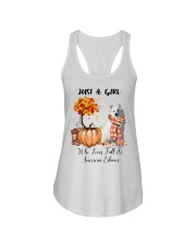 Fall And - American Eskimo Ladies Flowy Tank tile