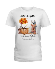 Fall And - American Eskimo Ladies T-Shirt tile